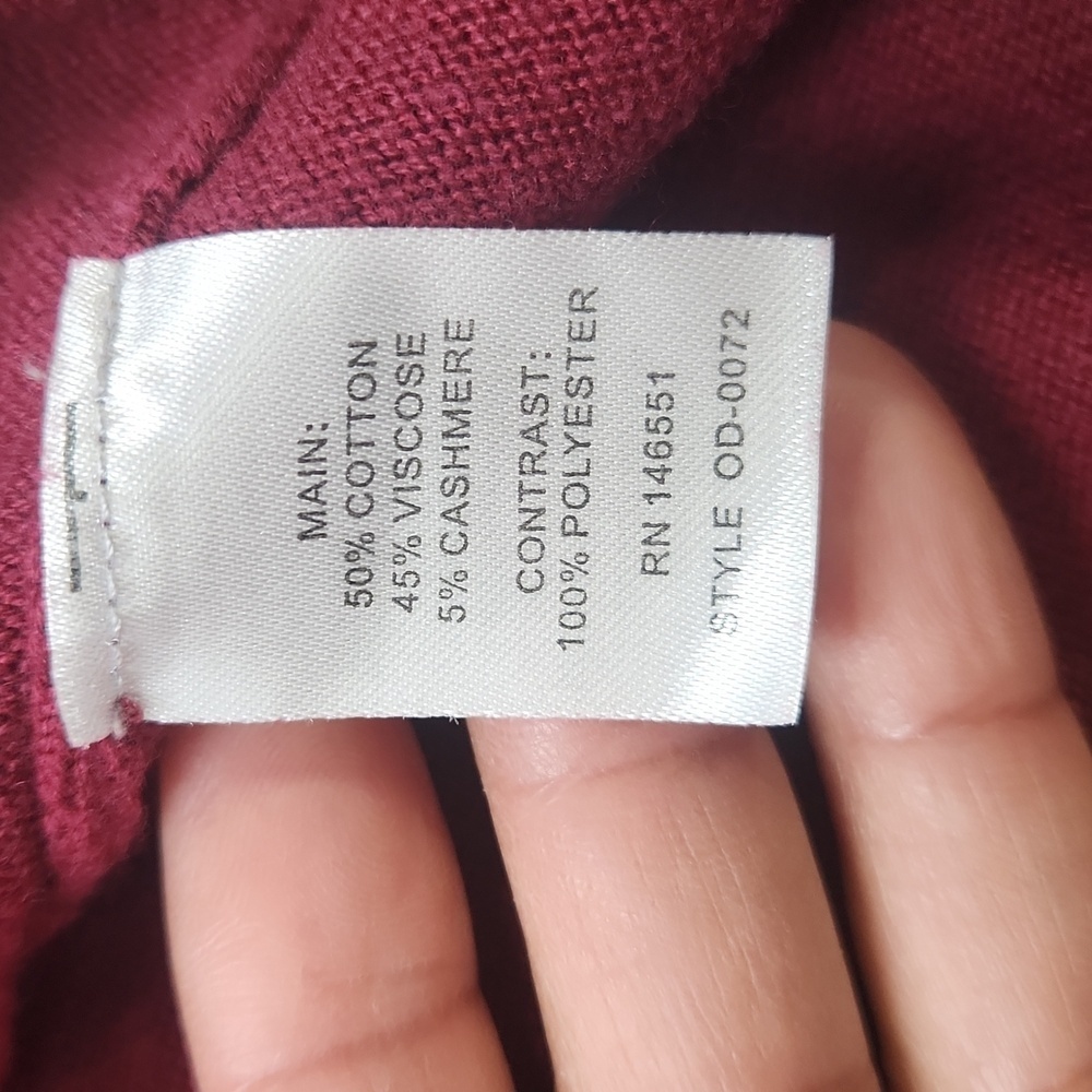 Octavia morlot flare and applique sleeves women knit sweater size Medium - Picture 12 of 12